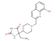 5-ethyl-5-{1-[(8-hydroxyquinolin-2-yl)methyl]piperidin-4-yl}imidazolidine-2,4-dione