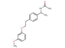 N-(1-{4-[2-(3-methoxyphenoxy)ethyl]phenyl}ethyl)acetamide