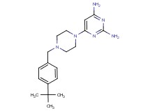 6-[4-(4-tert-butylbenzyl)piperazin-1-yl]pyrimidine-2,4-diamine