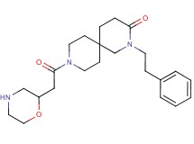9-(2-morpholinylacetyl)-2-(2-phenylethyl)-2,9-diazaspiro[5.5]undecan-3-one hydrochloride