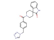 1'-[4-(1H-tetrazol-1-ylmethyl)benzoyl]spiro[indole-3,4'-piperidin]-2(1H)-one