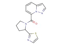 7-{[2-(1,3-thiazol-2-yl)pyrrolidin-1-yl]carbonyl}pyrazolo[1,5-a]pyridine