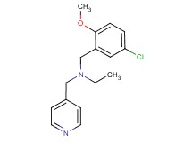 (5-chloro-2-methoxybenzyl)ethyl(pyridin-4-ylmethyl)amine
