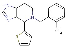 5-(2-methylbenzyl)-4-(2-thienyl)-4,5,6,7-tetrahydro-1H-imidazo[4,5-c]pyridine