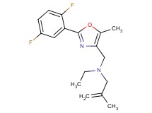 N-{[2-(2,5-difluorophenyl)-5-methyl-1,3-oxazol-4-yl]methyl}-N-ethyl-2-methyl-2-propen-1-amine