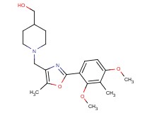 (1-{[2-(2,4-dimethoxy-3-methylphenyl)-5-methyl-1,3-oxazol-4-yl]methyl}piperidin-4-yl)methanol