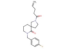7-(4-fluorobenzyl)-2-(4-pentenoyl)-2,7-diazaspiro[4.5]decan-6-one
