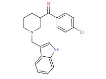 (4-chlorophenyl)[1-(1H-indol-3-ylmethyl)-3-piperidinyl]methanone