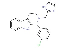 1-(3-chlorophenyl)-2-(1H-imidazol-2-ylmethyl)-2,3,4,9-tetrahydro-1H-beta-carboline