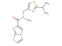 N-[(2-isopropyl-1,3-thiazol-4-yl)methyl]-N-methylimidazo[2,1-b][1,3]thiazole-6-carboxamide