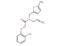 N-allyl-2-(2-hydroxyphenoxy)-N-[(5-methyl-2-thienyl)methyl]acetamide