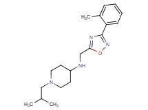 1-isobutyl-N-{[3-(2-methylphenyl)-1,2,4-oxadiazol-5-yl]methyl}piperidin-4-amine
