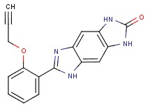 6-[2-(prop-2-yn-1-yloxy)phenyl]-3,5-dihydroimidazo[4,5-f]benzimidazol-2(1H)-one