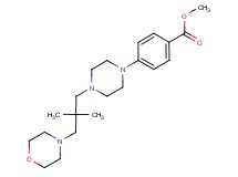 methyl 4-{4-[2,2-dimethyl-3-(4-morpholinyl)propyl]-1-piperazinyl}benzoate