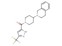 2-(1-{[3-(trifluoromethyl)-1H-pyrazol-5-yl]carbonyl}-4-piperidinyl)-1,2,3,4-tetrahydroisoquinoline