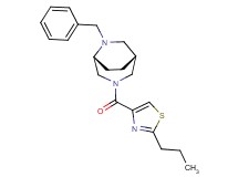 (1R*,5R*)-6-benzyl-3-[(2-propyl-1,3-thiazol-4-yl)carbonyl]-3,6-diazabicyclo[3.2.2]nonane