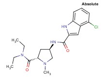 4-chloro-N-{(3R,5S)-5-[(diethylamino)carbonyl]-1-methylpyrrolidin-3-yl}-1H-indole-2-carboxamide
