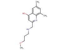 2-{[(3-methoxypropyl)amino]methyl}-6,8-dimethylquinolin-4-ol