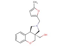 [(3aS*,9bS*)-2-[(5-methyl-2-furyl)methyl]-1,2,3,9b-tetrahydrochromeno[3,4-c]pyrrol-3a(4H)-yl]methanol