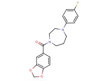 1-(1,3-benzodioxol-5-ylcarbonyl)-4-(4-fluorophenyl)-1,4-diazepane