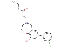 3-[7-(3-chlorophenyl)-9-hydroxy-2,3-dihydro-1,4-benzoxazepin-4(5H)-yl]-N-ethylpropanamide