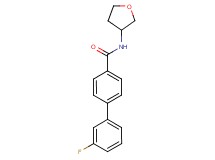3'-fluoro-N-(tetrahydrofuran-3-yl)biphenyl-4-carboxamide