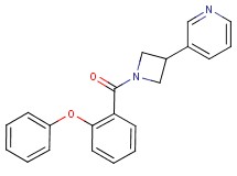 3-[1-(2-phenoxybenzoyl)-3-azetidinyl]pyridine