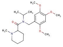 N-isopropyl-1-methyl-N-(2,4,5-trimethoxybenzyl)piperidine-2-carboxamide