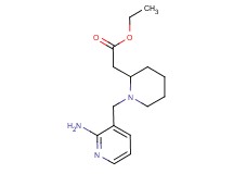 ethyl {1-[(2-amino-3-pyridinyl)methyl]-2-piperidinyl}acetate