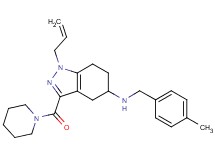 1-allyl-N-(4-methylbenzyl)-3-(1-piperidinylcarbonyl)-4,5,6,7-tetrahydro-1H-indazol-5-amine