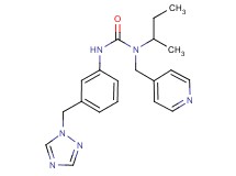 N-(sec-butyl)-N-(pyridin-4-ylmethyl)-N'-[3-(1H-1,2,4-triazol-1-ylmethyl)phenyl]urea