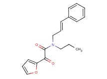 2-(2-furyl)-2-oxo-N-[(2E)-3-phenylprop-2-en-1-yl]-N-propylacetamide