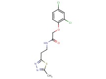 2-(2,4-dichlorophenoxy)-N-[2-(5-methyl-1,3,4-thiadiazol-2-yl)ethyl]acetamide