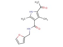 5-acetyl-N-(2-furylmethyl)-2,4-dimethyl-1H-pyrrole-3-carboxamide