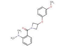 (2-{[3-(3-methoxyphenoxy)-1-azetidinyl]carbonyl}phenyl)dimethylamine