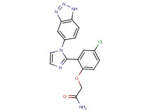 2-{2-[1-(1H-1,2,3-benzotriazol-5-yl)-1H-imidazol-2-yl]-4-chlorophenoxy}acetamide