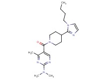 5-{[4-(1-butyl-1H-imidazol-2-yl)-1-piperidinyl]carbonyl}-N,N,4-trimethyl-2-pyrimidinamine