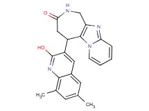 5-(2-hydroxy-6,8-dimethyl-3-quinolinyl)-1,2,4,5-tetrahydro-3H-pyrido[1',2':1,2]imidazo[4,5-c]azepin-3-one