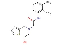 N-(2,3-dimethylphenyl)-2-[(2-hydroxyethyl)(2-thienylmethyl)amino]acetamide
