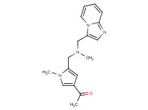 1-(5-{[(imidazo[1,2-a]pyridin-3-ylmethyl)(methyl)amino]methyl}-1-methyl-1H-pyrrol-3-yl)ethanone