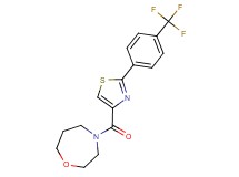 4-({2-[4-(trifluoromethyl)phenyl]-1,3-thiazol-4-yl}carbonyl)-1,4-oxazepane