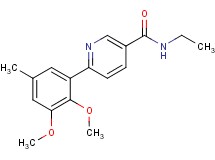 6-(2,3-dimethoxy-5-methylphenyl)-N-ethylnicotinamide