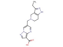 6-[(3-ethyl-1,4,6,7-tetrahydro-5H-pyrazolo[4,3-c]pyridin-5-yl)methyl]pyrazolo[1,5-a]pyrimidine-3-carboxylic acid
