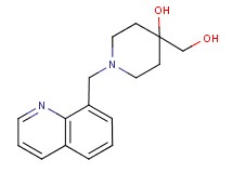 4-(hydroxymethyl)-1-(quinolin-8-ylmethyl)piperidin-4-ol