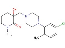3-{[4-(5-chloro-2-methylphenyl)-1-piperazinyl]methyl}-3-hydroxy-1-methyl-2-piperidinone