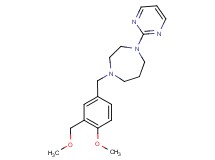 1-[4-methoxy-3-(methoxymethyl)benzyl]-4-pyrimidin-2-yl-1,4-diazepane