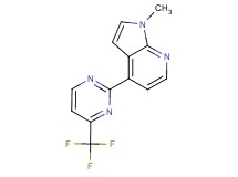 1-methyl-4-[4-(trifluoromethyl)pyrimidin-2-yl]-1H-pyrrolo[2,3-b]pyridine