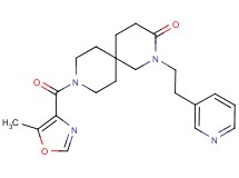 9-[(5-methyl-1,3-oxazol-4-yl)carbonyl]-2-(2-pyridin-3-ylethyl)-2,9-diazaspiro[5.5]undecan-3-one