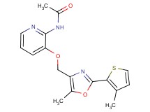 N-(3-{[5-methyl-2-(3-methyl-2-thienyl)-1,3-oxazol-4-yl]methoxy}pyridin-2-yl)acetamide