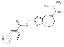 N,N-dimethyl-2-{[(tetrazolo[1,5-a]pyridin-6-ylcarbonyl)amino]methyl}-7,8-dihydro-4H-pyrazolo[1,5-a][1,4]diazepine-5(6H)-carboxamide